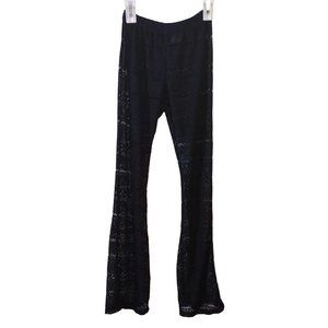 Xhilaration Leggings Junior Small Laser Cut Black